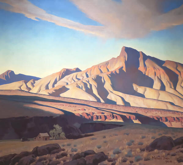 Maynard Dixon Art Print featuring the painting Home of the Desert Rat by Maynard Dixon