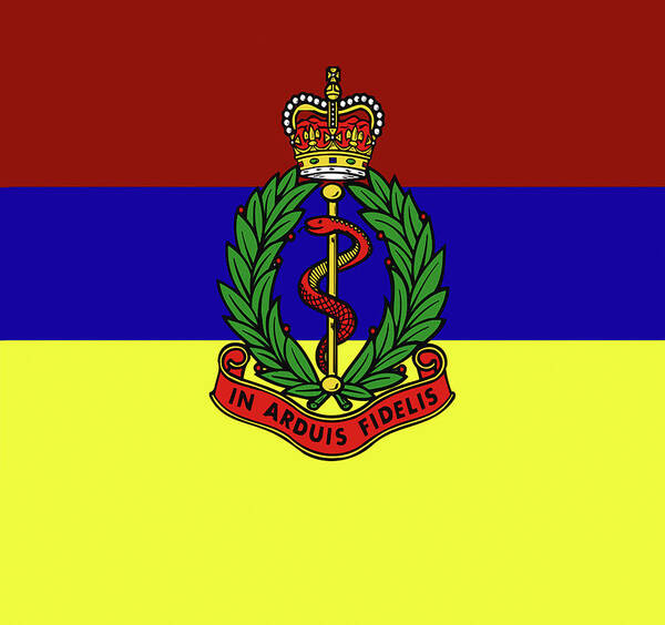 Army Art Print featuring the digital art Royal Army Medical Corp by Roy Pedersen