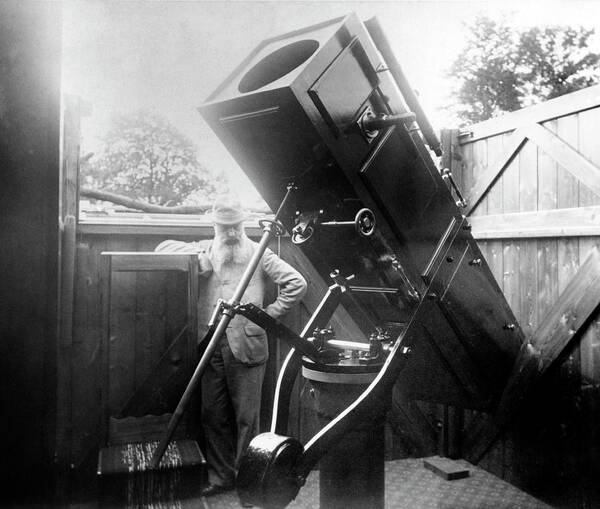 T. A. Skelton Art Print featuring the photograph 15-inch Reflector Telescope by Royal Astronomical Society