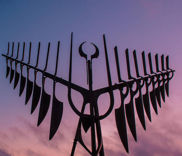  Dream Feather Catcher Spirit Indian Art American Native Dreamcatcher Protection Magic Spiritual Circle Tribal Symbol Ornament Indigenous Web Luck Catch Protect Magical Mystical Folk Design Culture Background Save Form Isolated Iron Ron Baird James Canning Fine Art Sculptor Sculpture Barrie Ontario Canada Art Print featuring the photograph Spirit in the Sky by James Canning