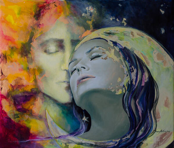 Art Art Print featuring the painting Another Kind Of Rhapsody by Dorina Costras