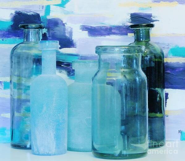 Photo Art Print featuring the photograph Bottles by Marsha Heiken