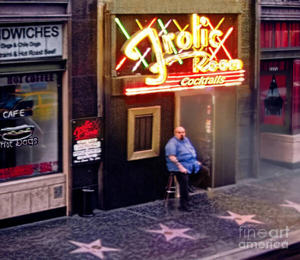 Frolic Room Art Print featuring the photograph Frolic Room.Hollywood Blvd by Jennie Breeze