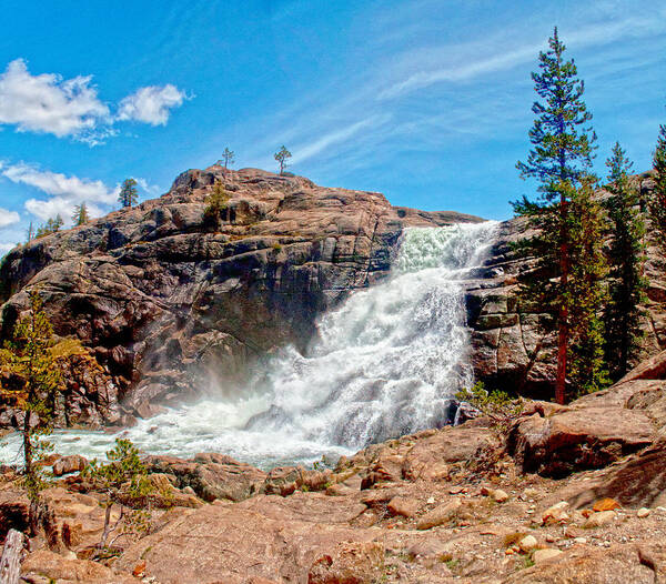Tuolumne Fall Art Print featuring the photograph Tuolumne Fall by Steven Barrows