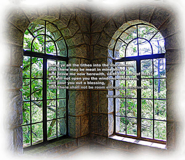 Malachi Print Art Print featuring the photograph Windows of Heaven by Sheri McLeroy