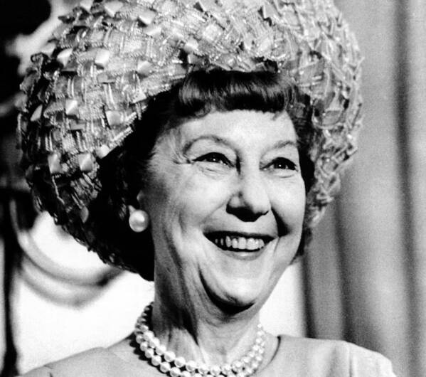 History Art Print featuring the photograph Mrs. Mamie Eisenhower, Widow by Everett