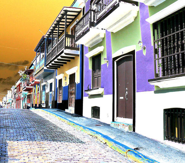 Old San Juan Art Print featuring the photograph Old San Juan 9 by Allan Rothman