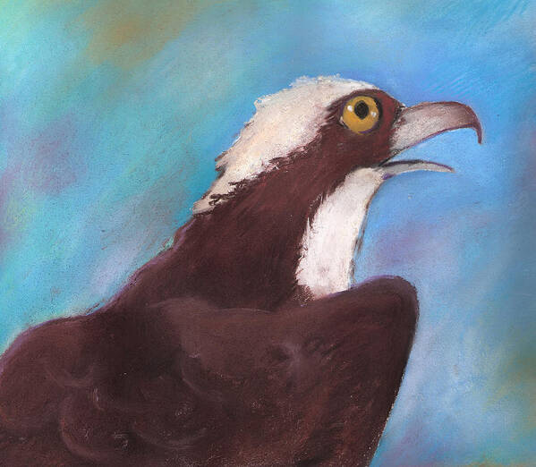 Osprey Art Print featuring the painting Osprey by Susan Herbst