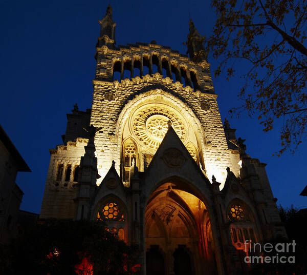 Soller Art Print featuring the photograph Soller Cathedral by Agusti Pardo Rossello