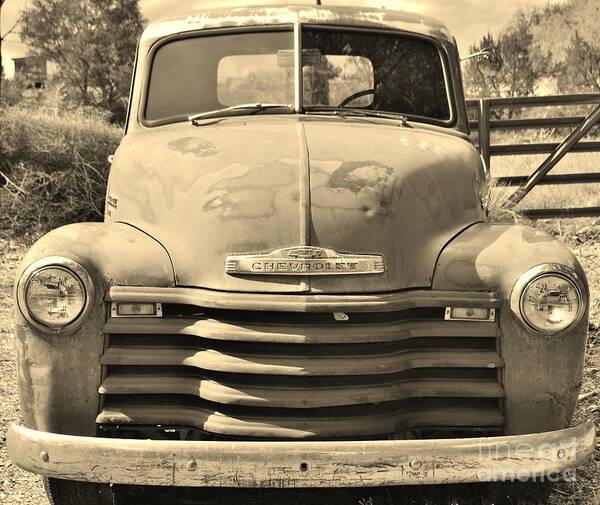 New Mexico Art Print featuring the photograph This Old Truck by William Wyckoff