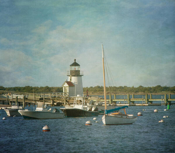 Lighthouse Art Print featuring the photograph Welcome to Nantucket by Kim Hojnacki