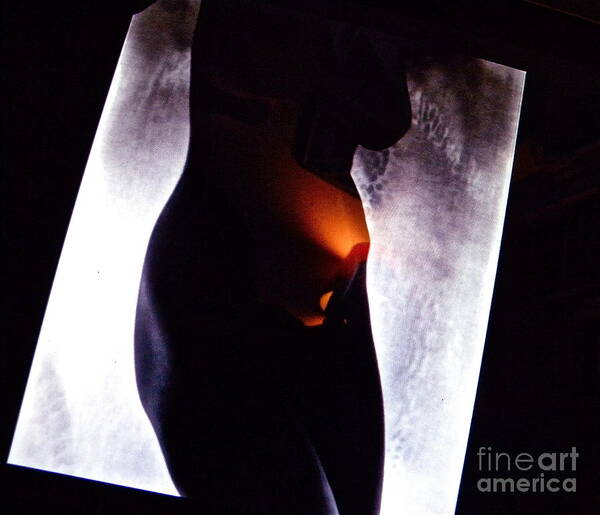 Abstract Art Print featuring the photograph Abstract Nude by Chuck Taylor