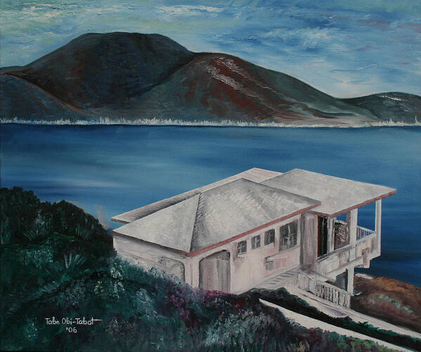 Antigua Art Print featuring the painting Antigua by Obi-Tabot Tabe
