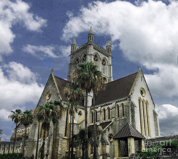 Church Art Print featuring the photograph Cathedral of The Most Holy Trinity Bermuda by Luther Fine Art