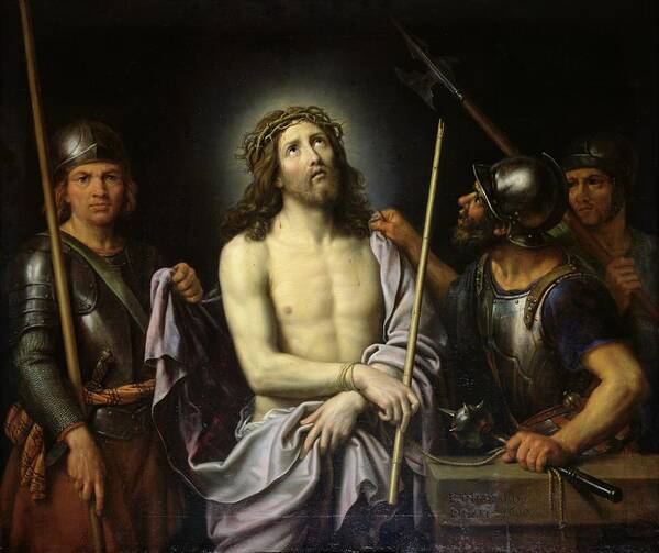 Ecce Art Print featuring the painting Ecce Homo by Pierre Mignard