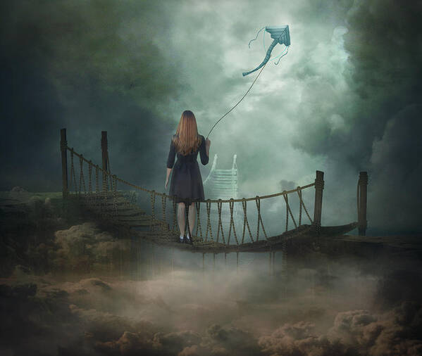 Creative Edit Art Print featuring the photograph Follow Your Dream .. by Nataliorion