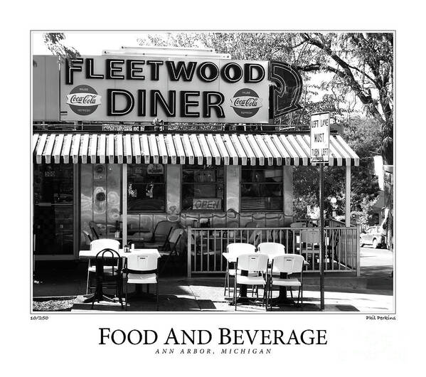 Fleetwood Diner Art Print featuring the photograph Food And Beverage by Phil Perkins