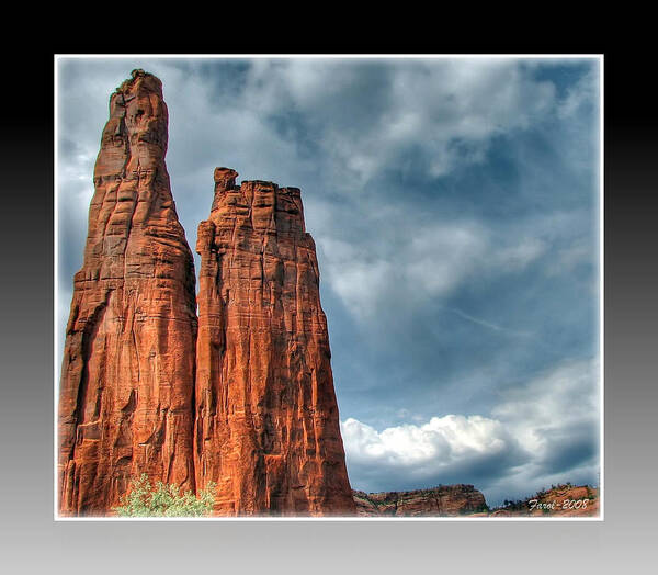 Spider Rock Art Print featuring the photograph Spider Rock by Farol Tomson