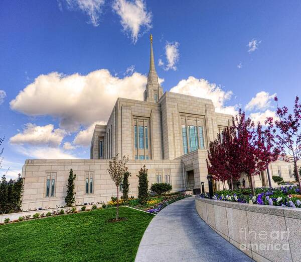 Mormon Art Print featuring the photograph Take Me to the Temple by Roxie Crouch