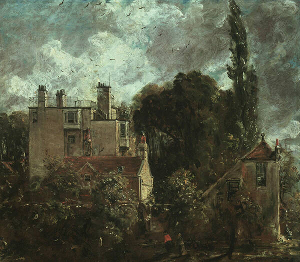 English Romantic Painters Art Print featuring the painting The Grove or the Admiral's House in Hampstead by John Constable