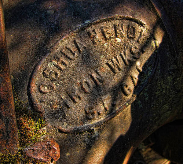 Old Iron Art Print featuring the photograph Trademark by Fred Denner