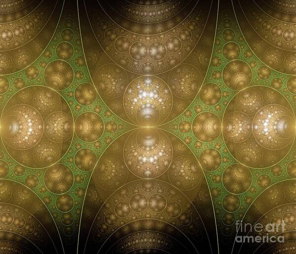 Fractal Art Print featuring the photograph Abstract Fractal Illustration #85 by Sakkmesterke/science Photo Library