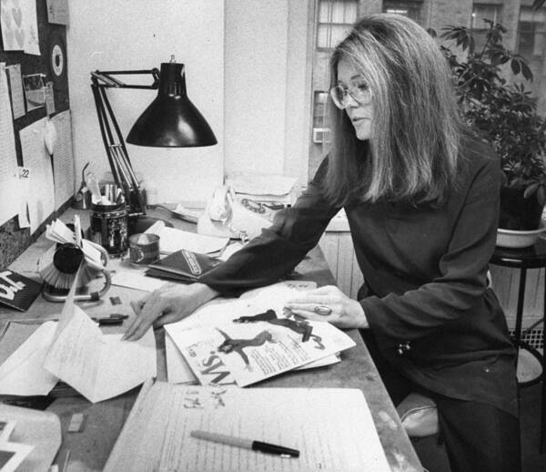 Gloria Steinem Art Print featuring the photograph Gloria Steinem, Feminist Leader And by New York Daily News Archive