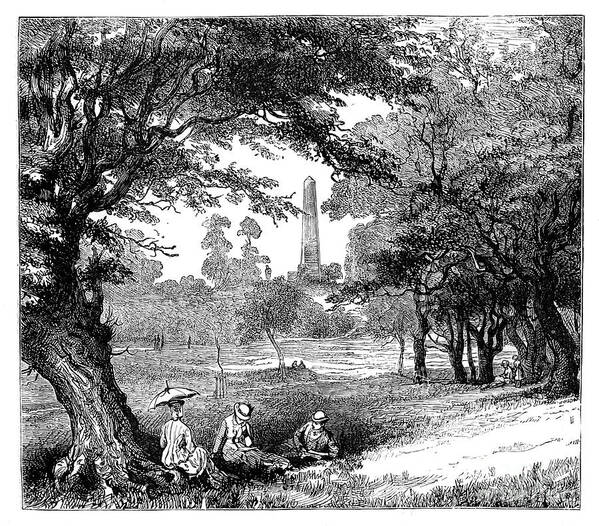 Dublin Art Print featuring the drawing Phoenix Park, Dublin, C1888 by Print Collector