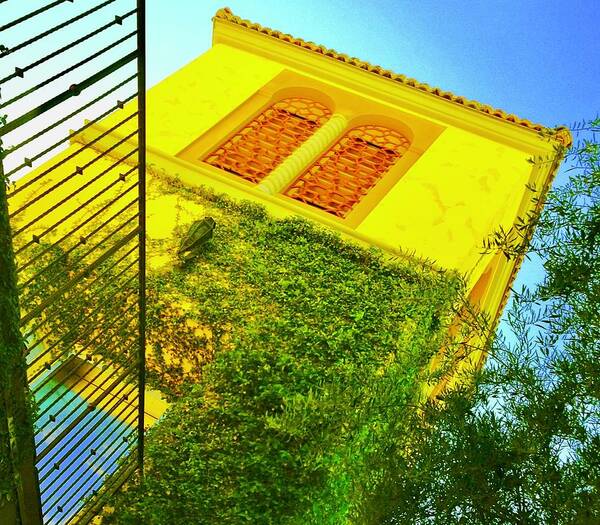 Photo Stream Art Print featuring the photograph Yellow Tower by Debra Grace Addison