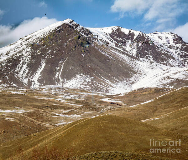 Winter Art Print featuring the photograph The Butte #5 by Robert Bales