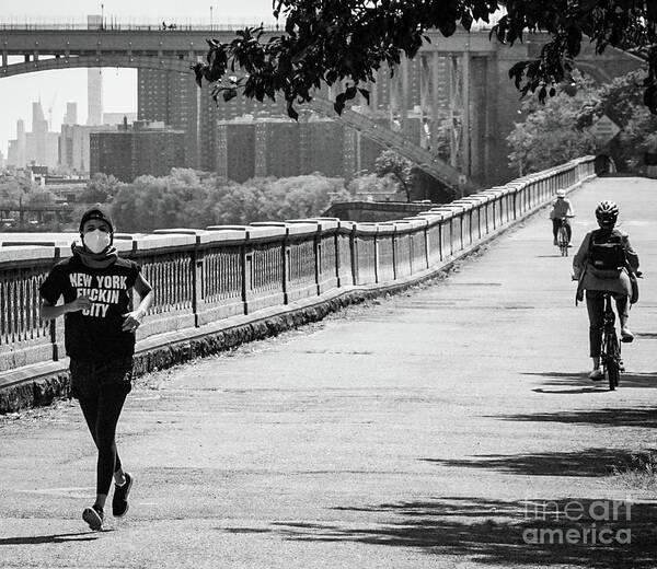 Harlem River Art Print featuring the photograph New York Fuckin City by Cole Thompson