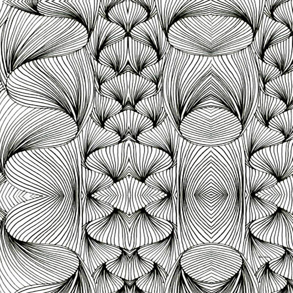 Spiral Art Print featuring the digital art Braids by Rafael Salazar