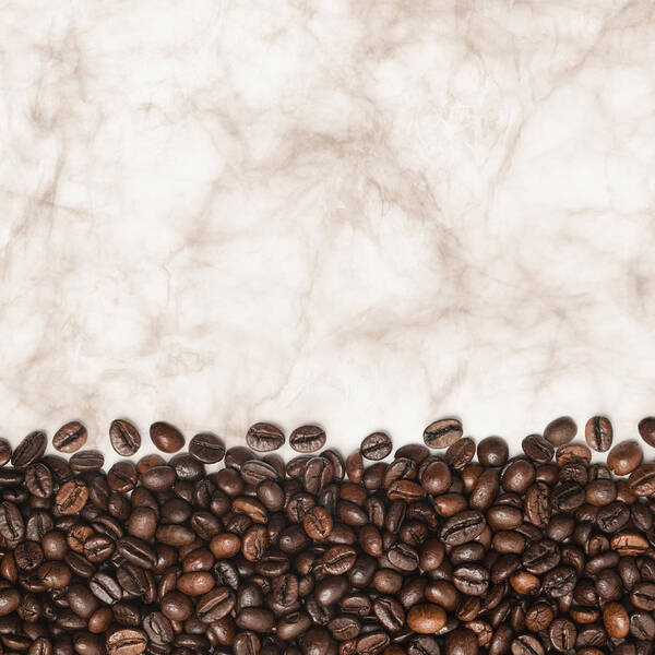Heap Art Print featuring the photograph Coffee Beans #1 by Zocha k