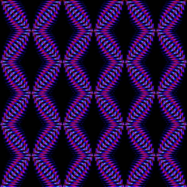 Funky Pattern Design Art Background Wallpaper Shapes Lines Art Blue Pink Purple Art Print featuring the photograph Funky Pattern Design #1 by Candy Floss Happy