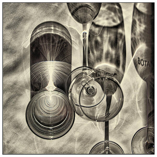 Water Art Print featuring the photograph Glass of water by Andrei SKY