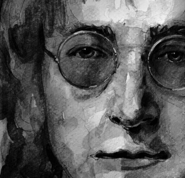 John Lennon Art Print featuring the painting Lennon #2 by Laur Iduc