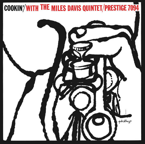 Jazz Art Print featuring the digital art Miles Davis Quintet - Cookin' With The Miles Davis Quintet #1 by Concord Music Group