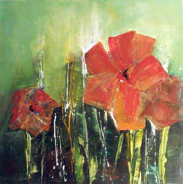  Art Print featuring the painting Pinwheels #1 by Sonal Raje