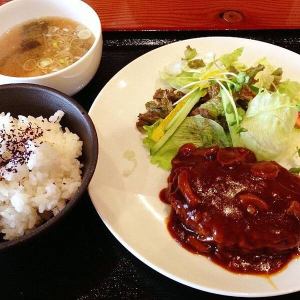 Good Art Print featuring the photograph Salisbury Steak Lunch
#lunch #food #1 by Takeshi O