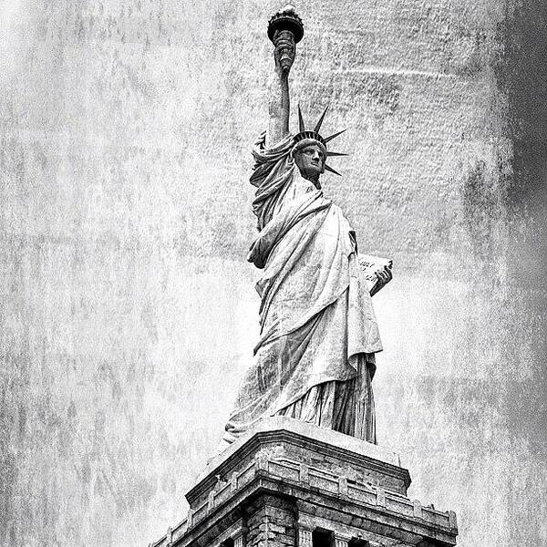 Igersnyc Art Print featuring the photograph Statue Of Liberty - Ny #1 by Joel Lopez