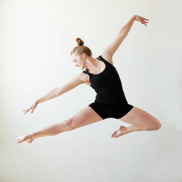 Ballet Dancer Art Print featuring the photograph Usa, Utah, Salt Lake, Teenage 16-17 #1 by Jessica Peterson