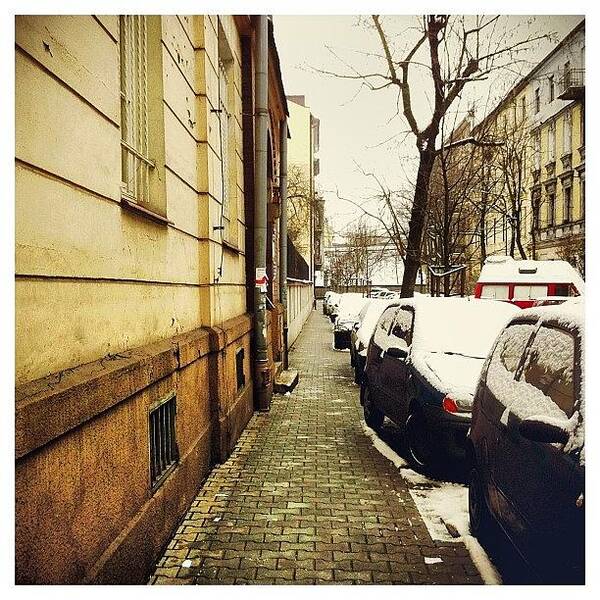 Igersrussia Art Print featuring the photograph Walking On A Rainy Krakow 13.03.2013 #1 by Grigorii Arzhanykh