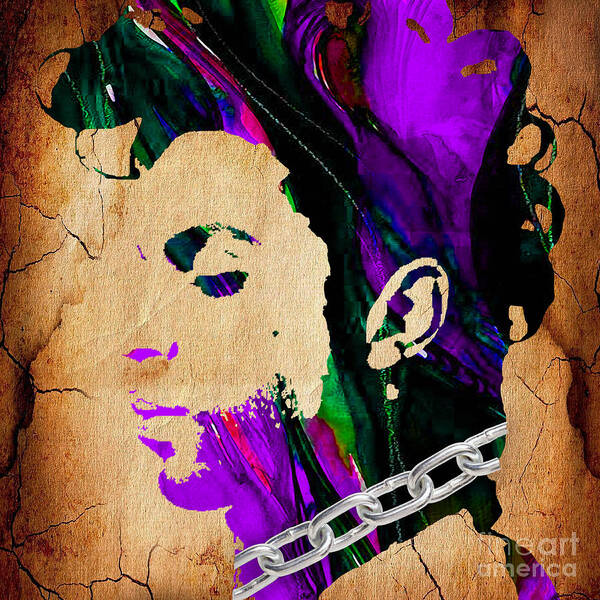 Prince Art Print featuring the mixed media Prince Collection #12 by Marvin Blaine