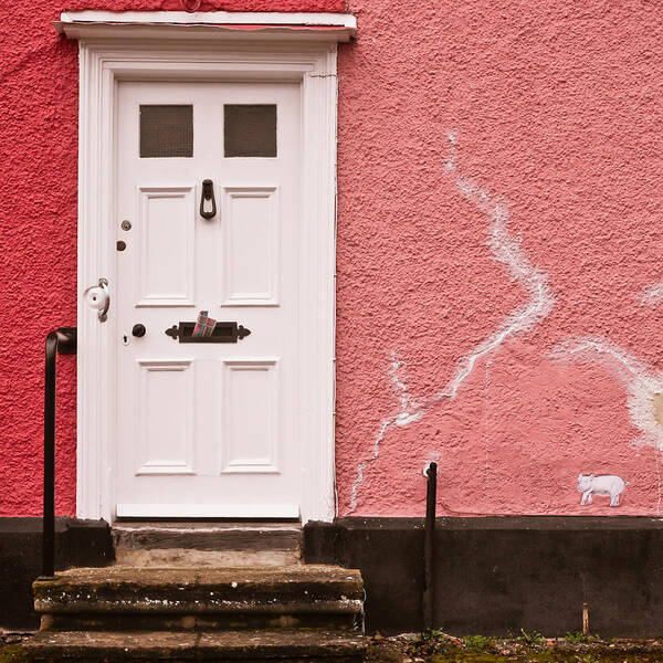 Address Art Print featuring the photograph Front door #2 by Tom Gowanlock