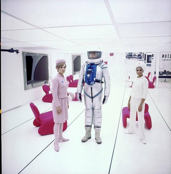 Actor Art Print featuring the photograph '2001: A Space Odyssey' Actors On Set #2001 by John Cowan