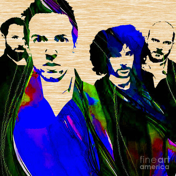 Coldplay Art Print featuring the mixed media Coldplay Collection #4 by Marvin Blaine