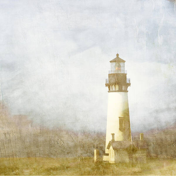 Yaquina Art Print featuring the photograph Yaquina Head Light #3 by Carol Leigh