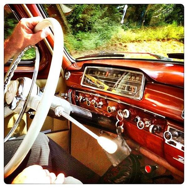 Iphoneonly Art Print featuring the photograph A Great Ride On A 1950's Mercedes Benz by Luis Aviles