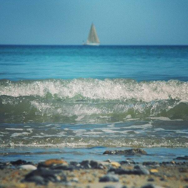 Summer Art Print featuring the photograph A Perfect Moment. .. #beach #wave by Linandara Linandara