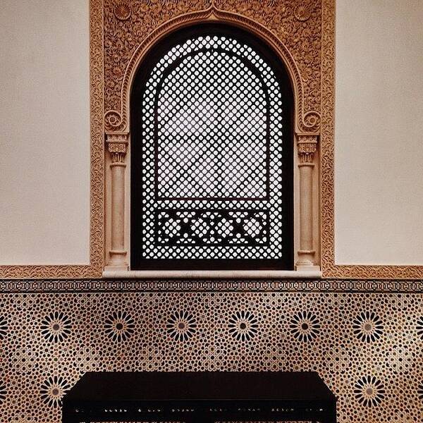 Nycprimeshot Art Print featuring the photograph A Wall In The Met's Islamic Art by Saad Halim